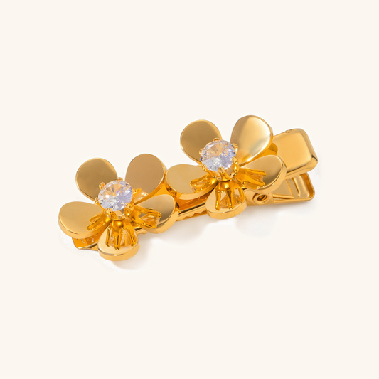 Diamond Petal Hair Clip