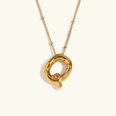 Balloon Initial Serenity Necklace