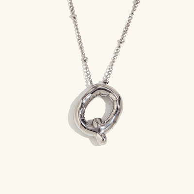 Balloon Initial Serenity Necklace