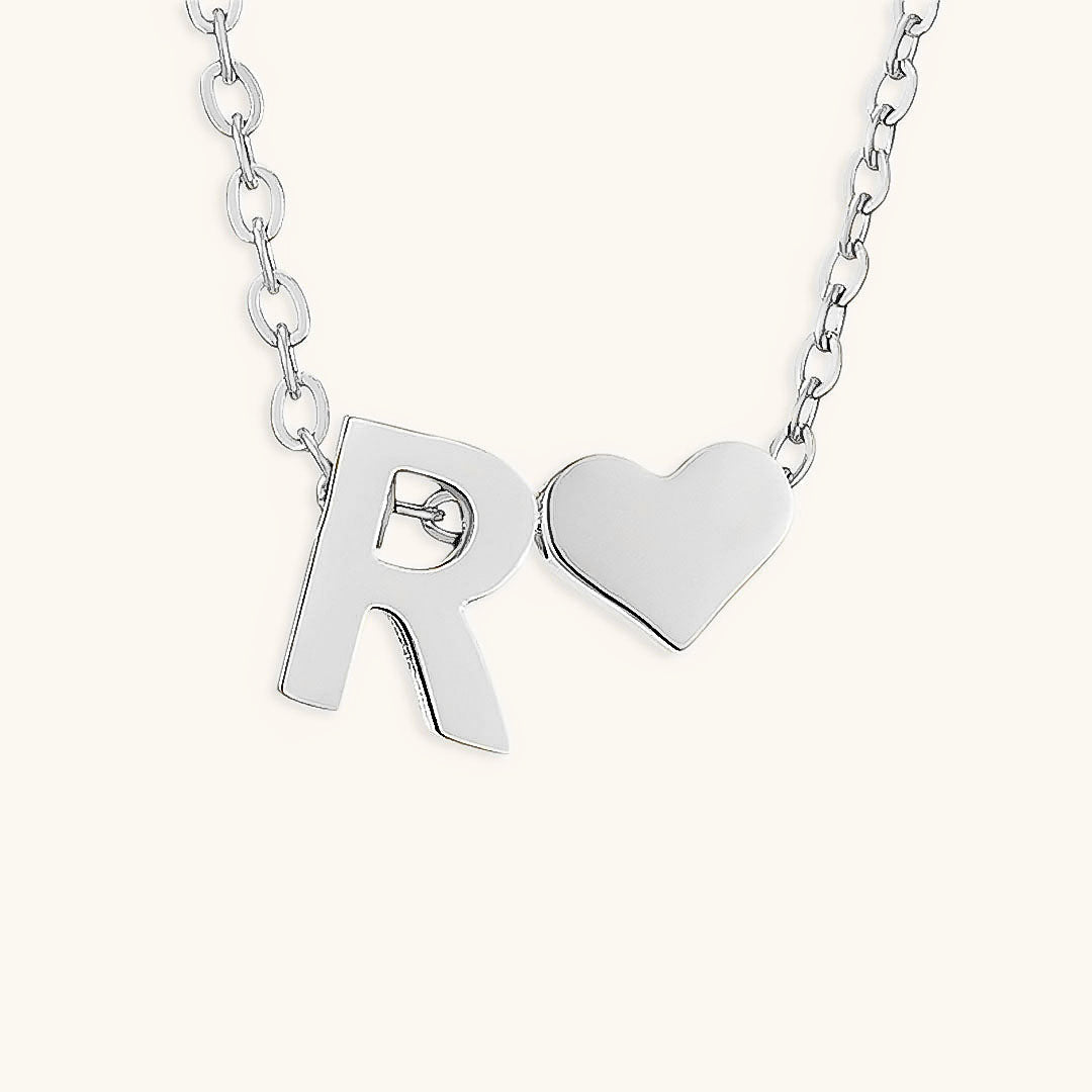 Ria Initial Letter Gold Necklace