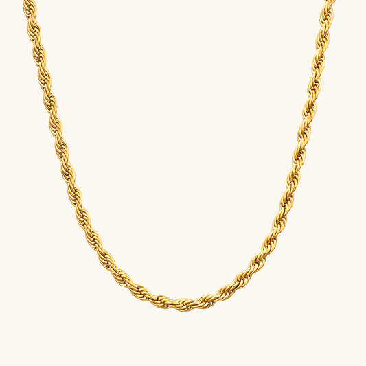 Rope Necklace - Gold