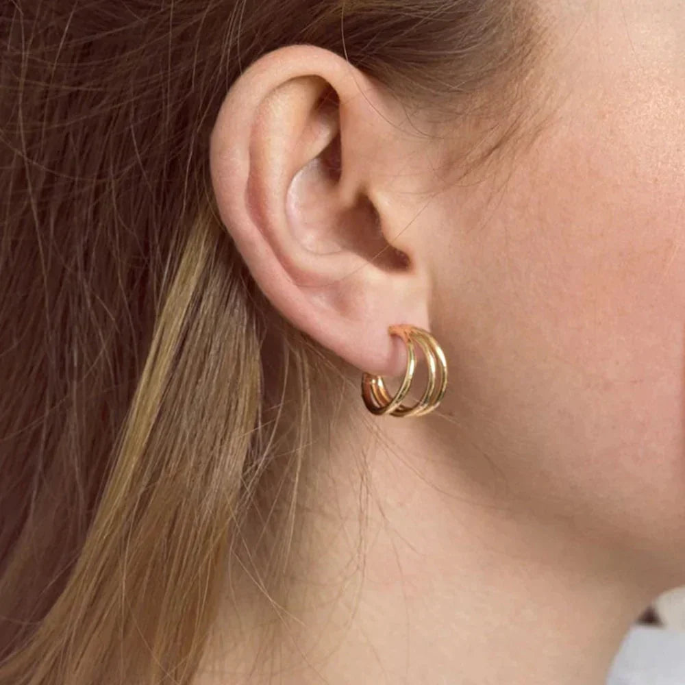 Cradle Gold Earrings