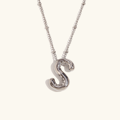 Balloon Initial Serenity Necklace