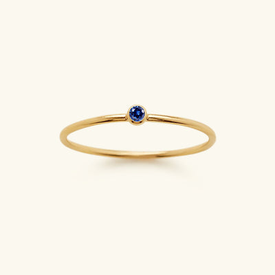 Amelia Birthstone Stacker Ring