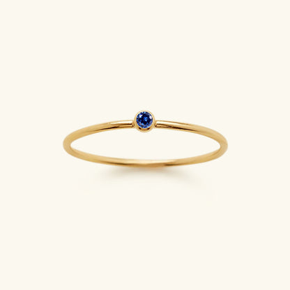 Amelia Birthstone Stacker Ring