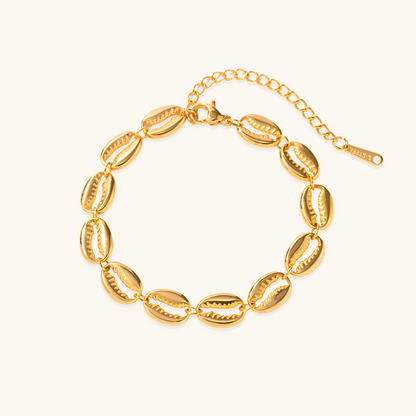 Shell Link Bracelet - Gold