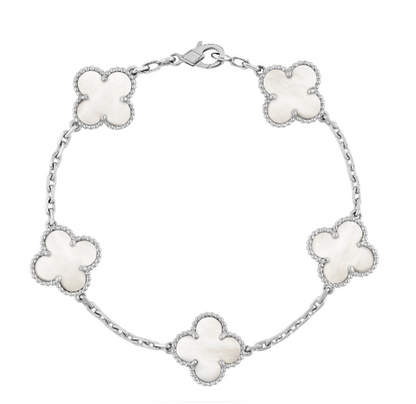 CLOVER | White Bracelet