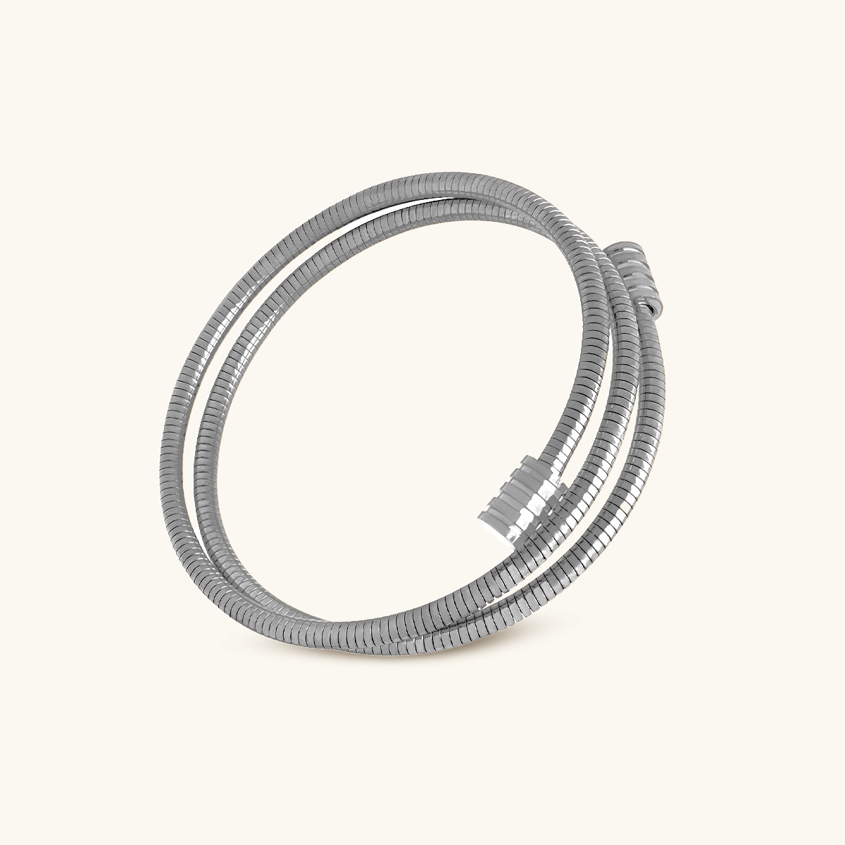 Twister Bangle Bracelet - Silver