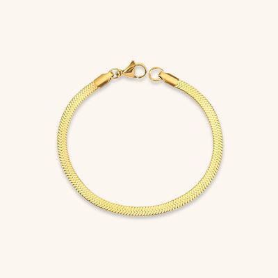 Vida Gold Herringbone Bracelet