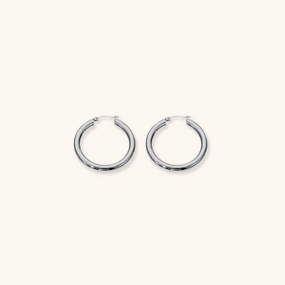 Wide Hoop Earrings