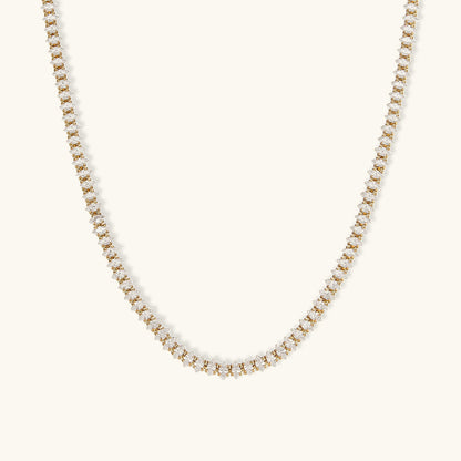 Wisteria Diamond Tennis Necklace