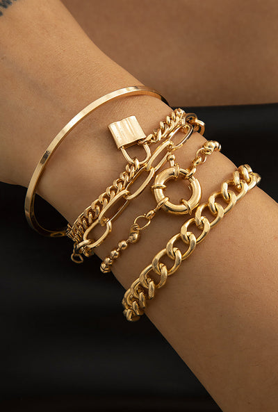 4-Piece Bracelet Set "Ellis"