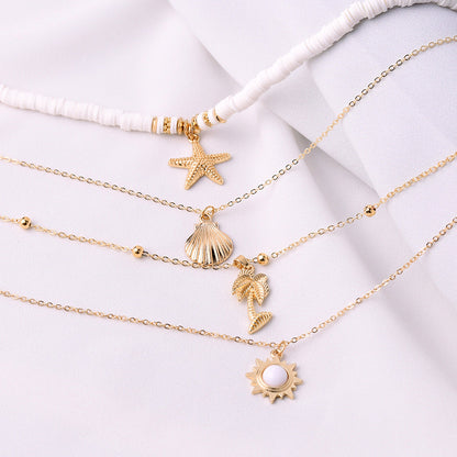 Retro Ocean Necklace Set