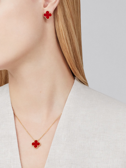 CLOVER | Red Necklace