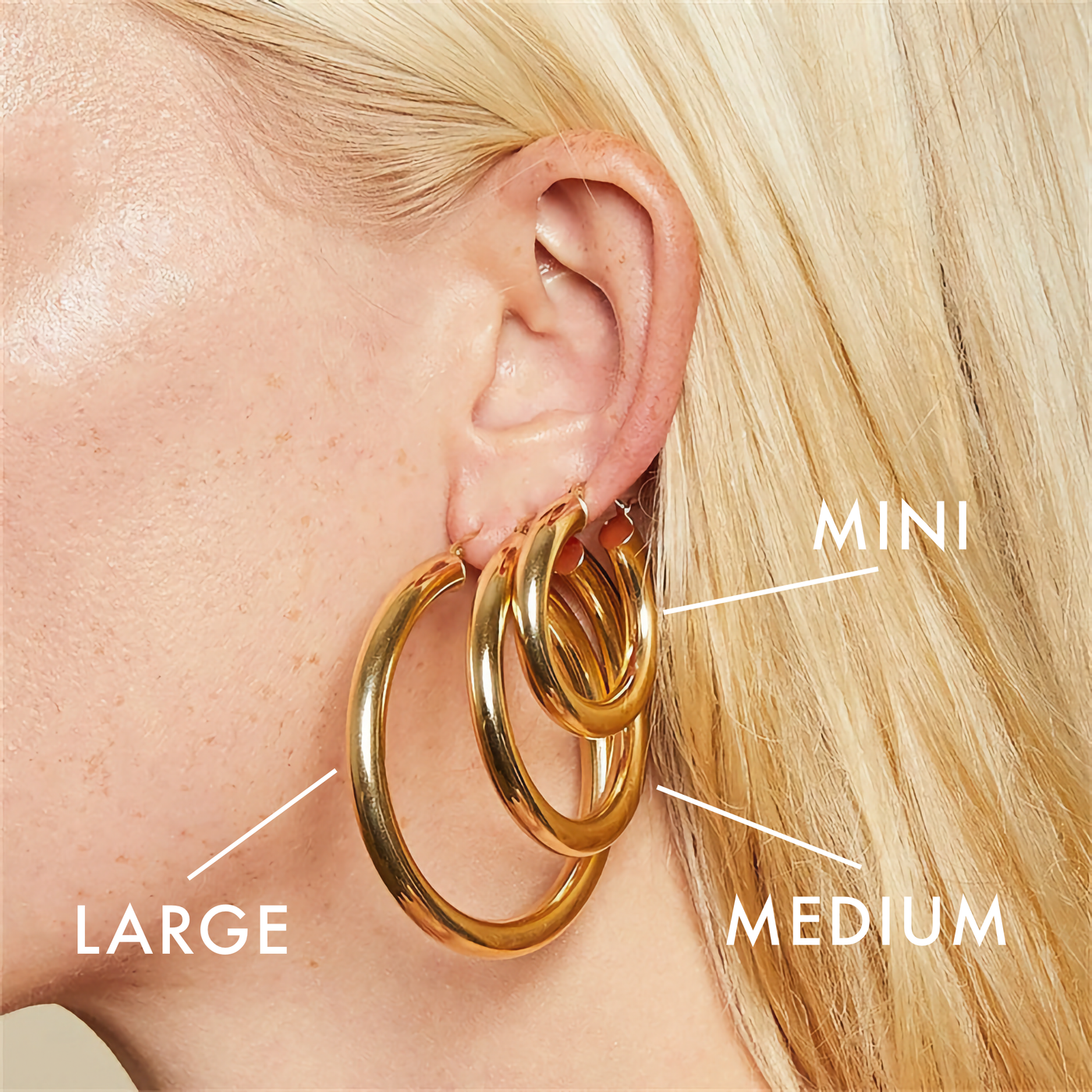 Wide Round Hoops